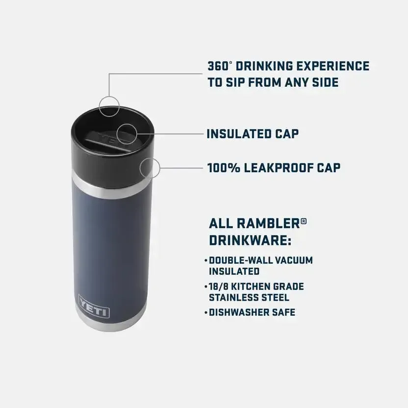Rambler® 18 oz (532 ml) HotShot™ Bottle - Seafoam