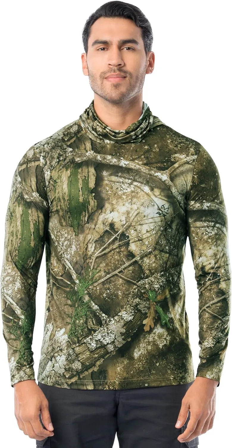 Realtree Men's Performance Pullover Hoodie with Gaiter