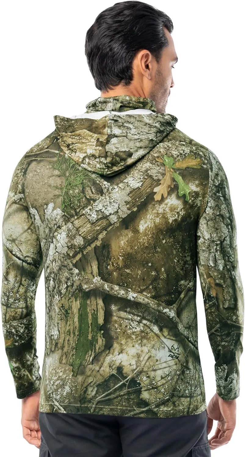 Realtree Men's Performance Pullover Hoodie with Gaiter