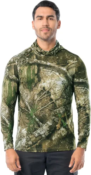 Realtree Men's Performance Pullover Hoodie with Gaiter