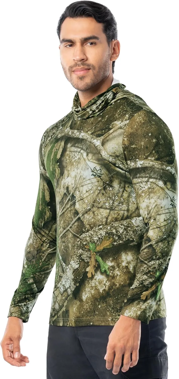 Realtree Men's Performance Pullover Hoodie with Gaiter