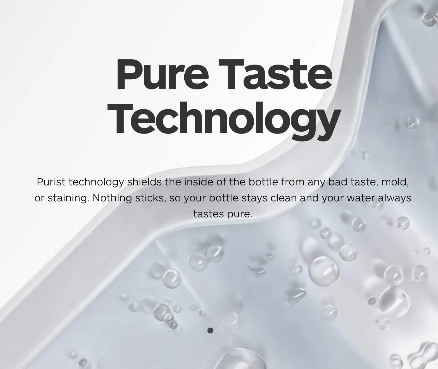 Relish Your Ride 22 Ounce Purist Water Bottle with MoFLo Cap, Resists Stains & Tastes Better. Flexible Bicycle Bottle. Don't Forget to Hydrate