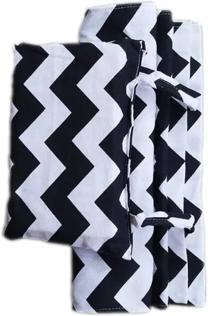 Replacement Fabric Cloth for Garden Patio Lounge Couch Recliners Beach Outdoor Camping Folding Chair Oxford Canvas Cloth 115x43cm 43x17Inch Color:Black&White