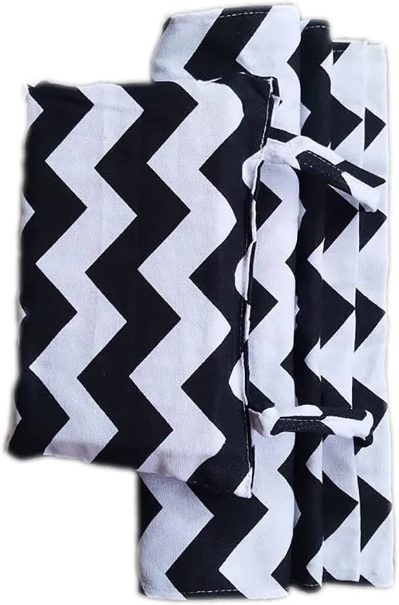 Replacement Fabric Cloth for Garden Patio Lounge Couch Recliners Beach Outdoor Camping Folding Chair Oxford Canvas Cloth 115x43cm 43x17Inch Color:Black&White