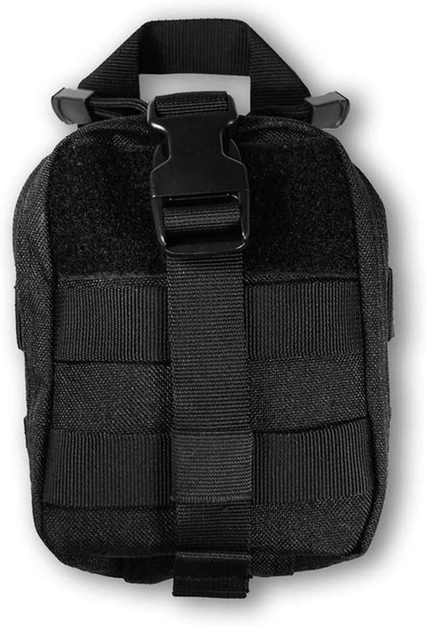 Rescue Essentials Compact IFAK Rip-Away Pouch – Tactical Medic First Aid Pouch with Molle Capability and Rip Away Panel