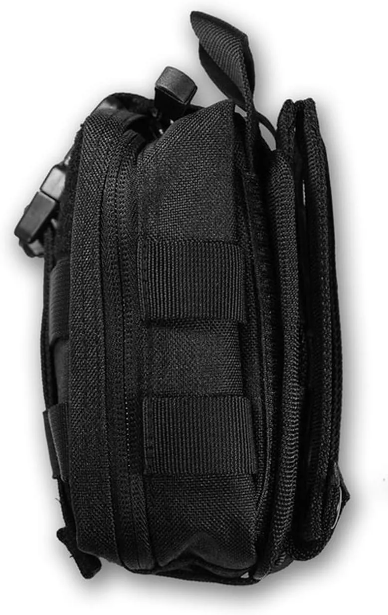 Rescue Essentials Compact IFAK Rip-Away Pouch – Tactical Medic First Aid Pouch with Molle Capability and Rip Away Panel