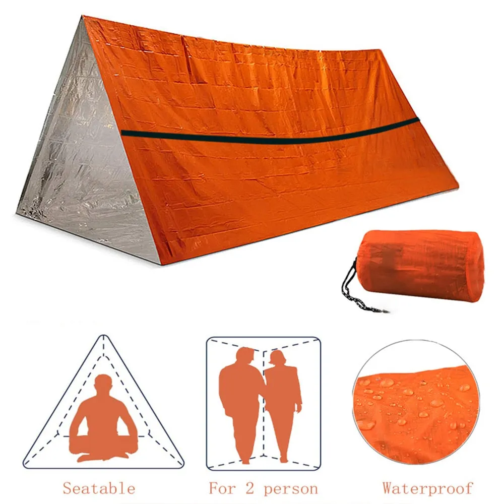 Rescue Waterproof Emergency Survival Thermal Tent 240*150cm