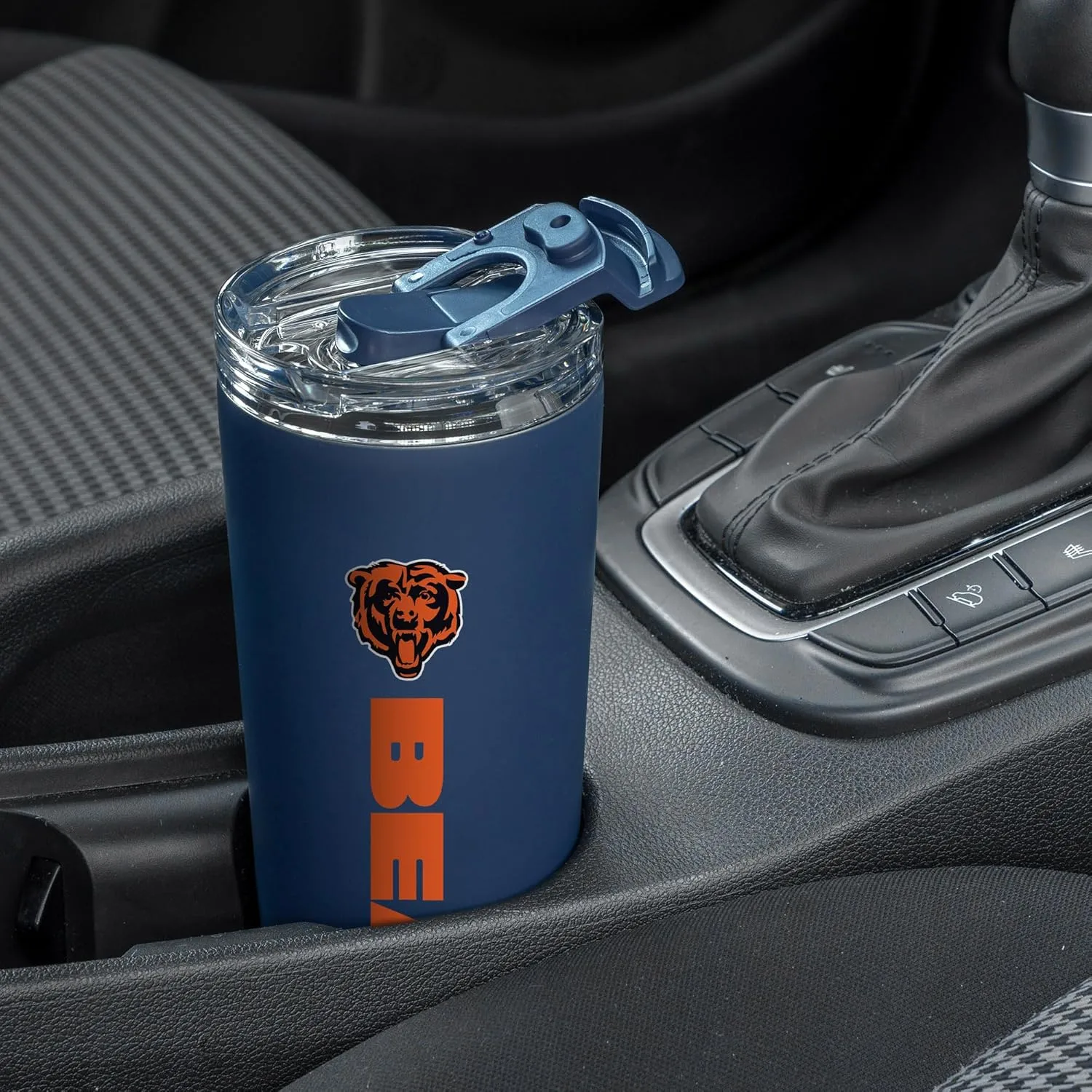 Rico Industries NFL Football 24oz Stainless Steel Tumbler with Lid and Dual Functioning Lid