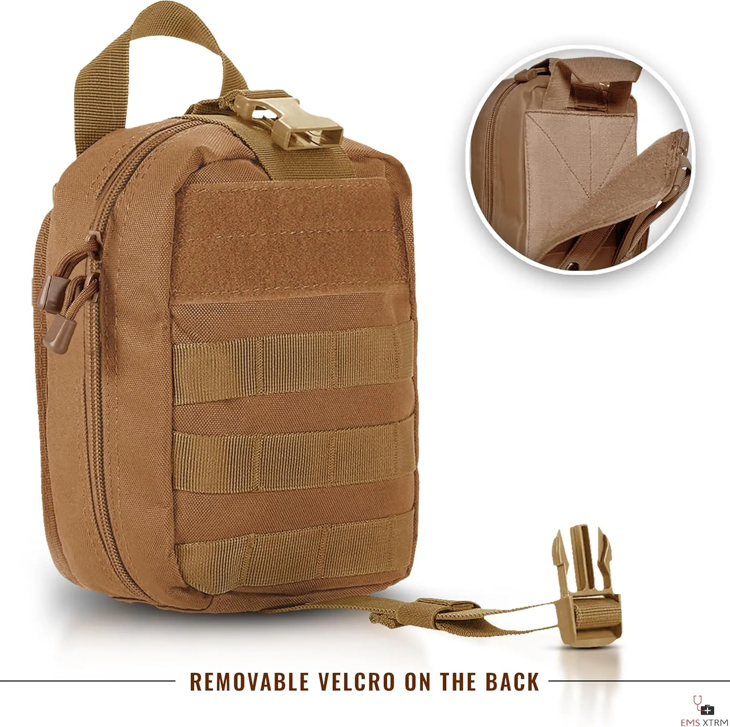 Rip Away IFAK Pouch - Tactical Medical Bag for EMS, Outdoor Adventures, and Rescue, Tactical Aid Bag, Durable and Weather-Resistant, Tactical Medical Pouch