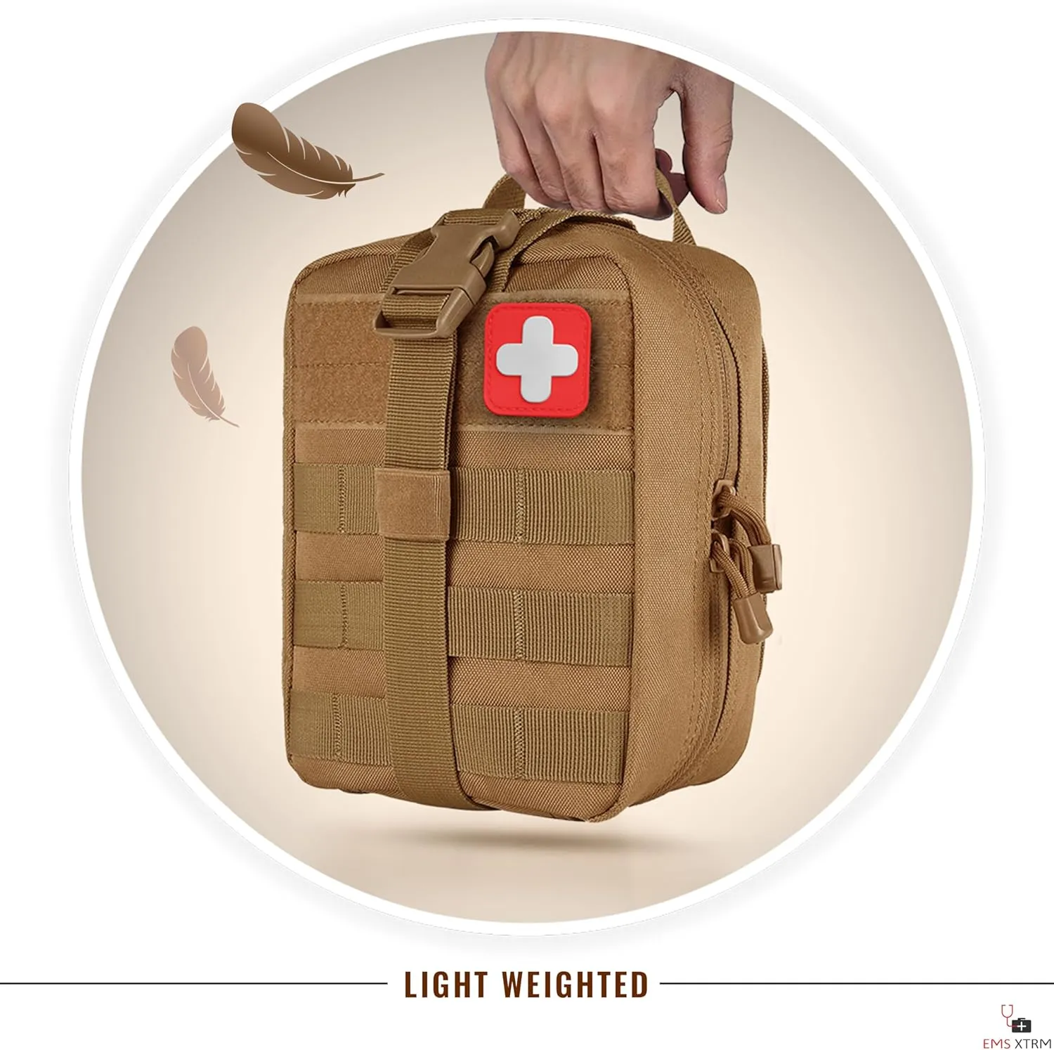 Rip Away IFAK Pouch - Tactical Medical Bag for EMS, Outdoor Adventures, and Rescue, Tactical Aid Bag, Durable and Weather-Resistant, Tactical Medical Pouch