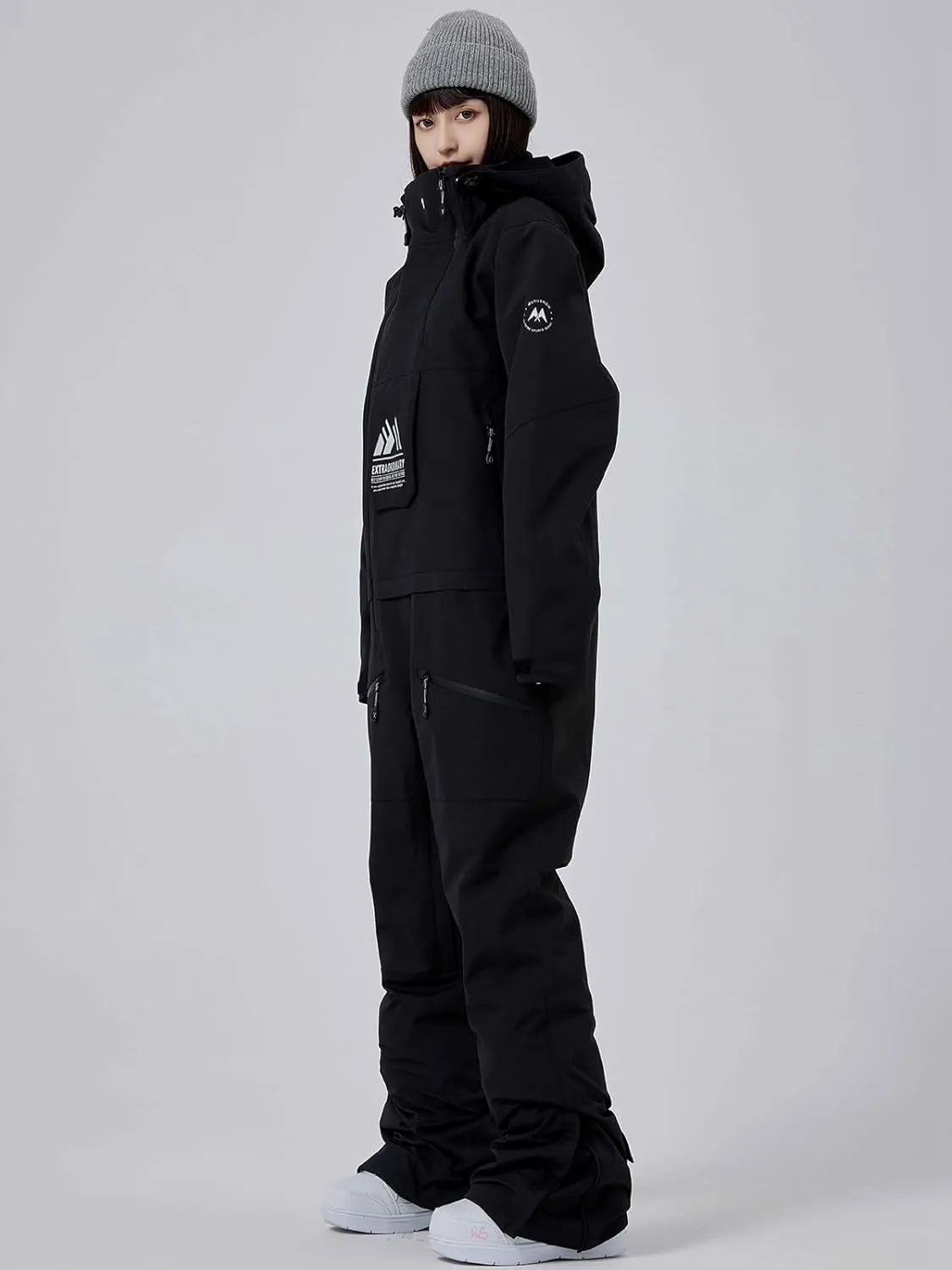 RIUIYELE Womens Mens One Pieces Ski Suits Jumpsuits Insulated Waterproof Snowsuits Winter Outdoor Snowboard Coveralls