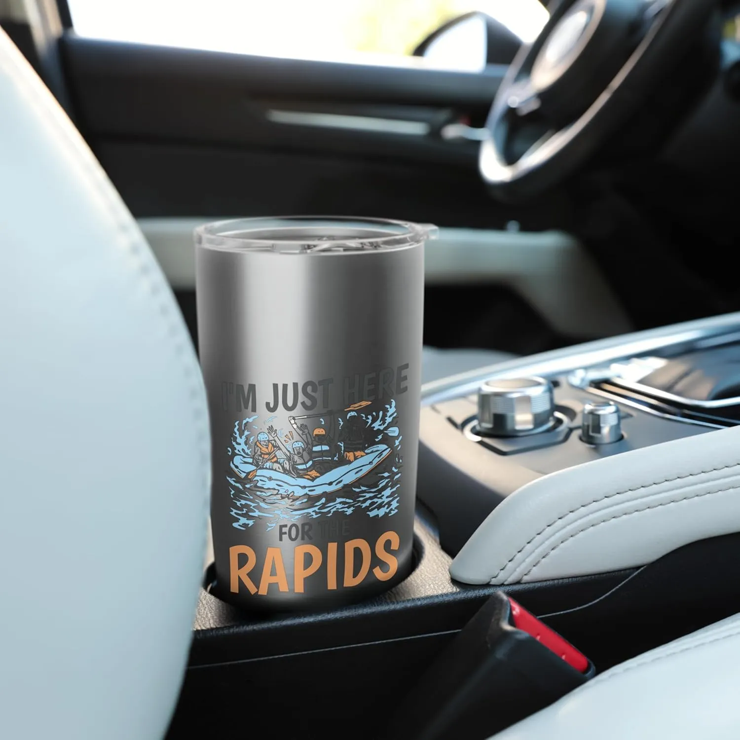 River Rafting I'M Just Here For The Rapids, Rafter Stainless Steel Insulated Tumbler