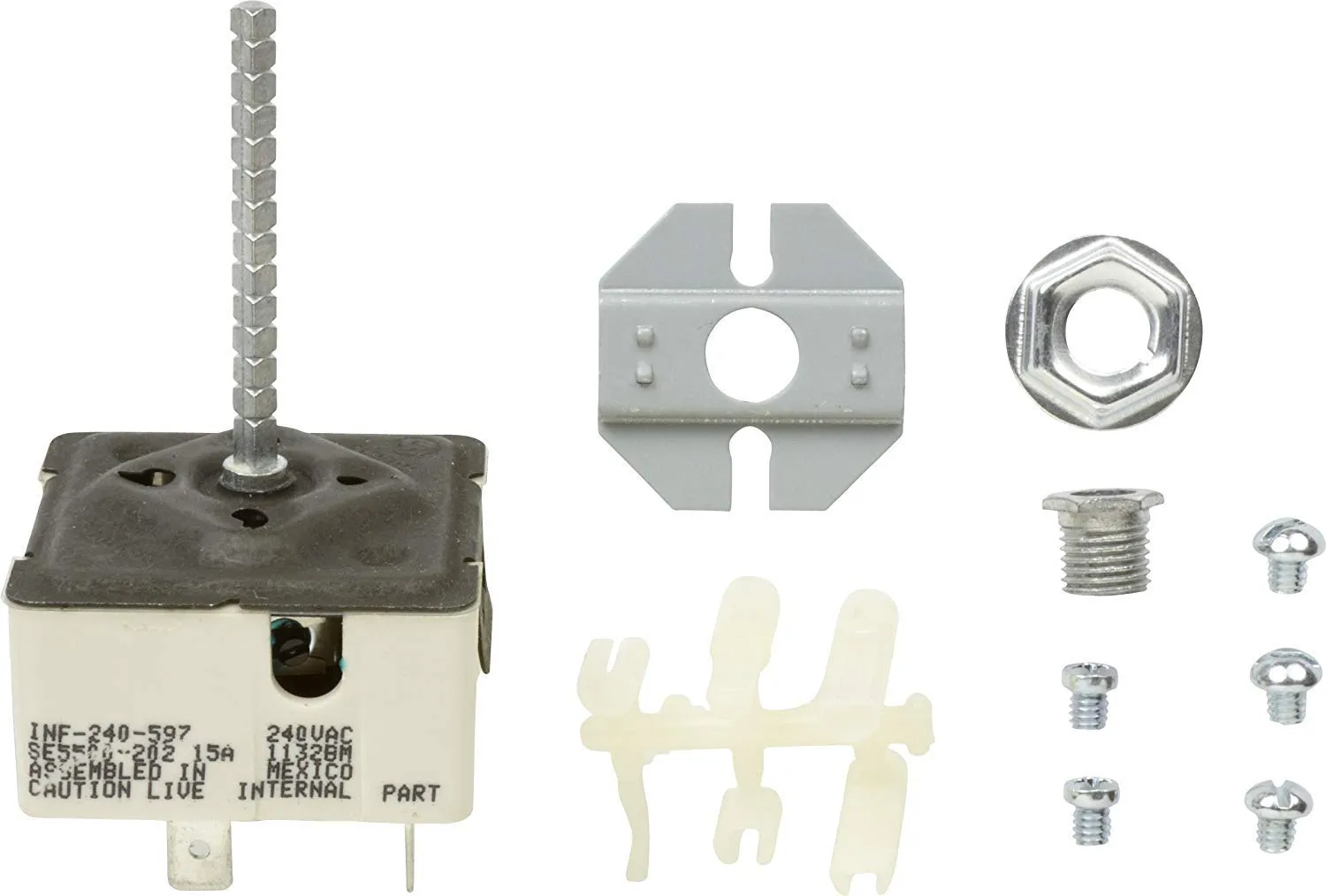 Robertshaw 5500-202 Infinite Switch, 240V, No Dial
