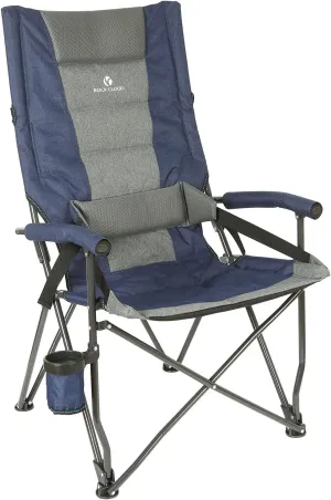 ROCK CLOUD Folding Camping Chair with Storage Pocket and Side Table Compact Portable Camp Chairs Outdoor for Camp Lawn Hiking Fishing Sports