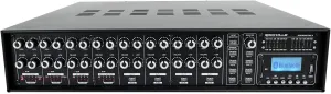 Rockville Rock Matrix 4 Zone Commercial Amplifier, Source Routing, 70V, 440W, Bluetooth, XLR, USB/SD, EQ, Limiter, Perfect for Restaurant, Bar, School