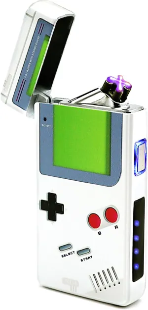 Rolls Electric Lighter - Cool Lighters - Retro Gamer Gifts for Men - Cool Gadgets - Custom Unique Birthday Gifts for Men - Stocking Stuffers - Candle Lighters - by Rolls Plasma Lighter (Grey)