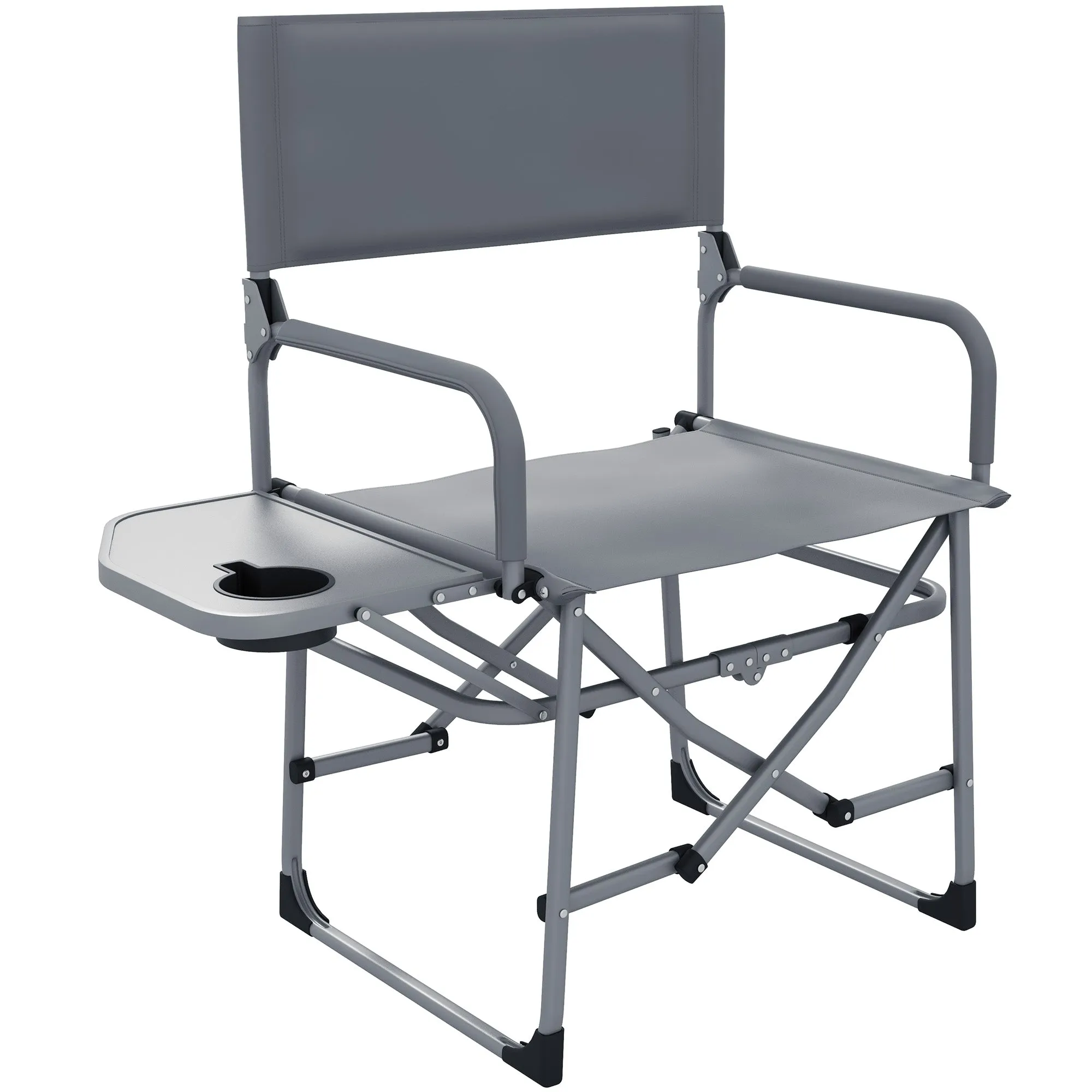 Rootz Camping Chair Garden Chair - Foldable Chair - Fishing Chair - UV Resistant - 81cm x 51cm x 87cm