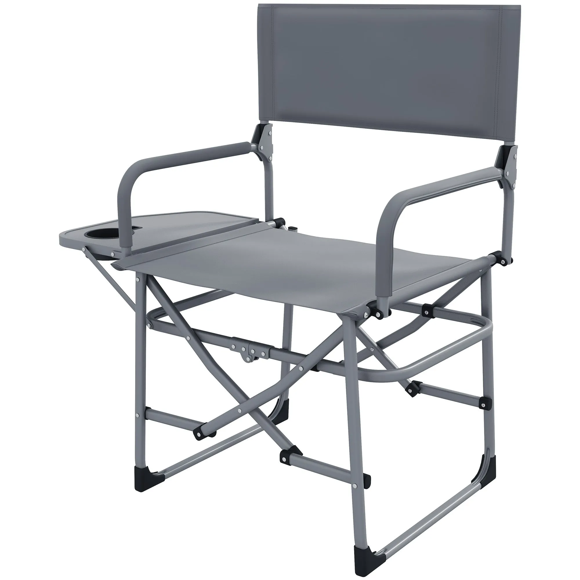 Rootz Camping Chair Garden Chair - Foldable Chair - Fishing Chair - UV Resistant - 81cm x 51cm x 87cm