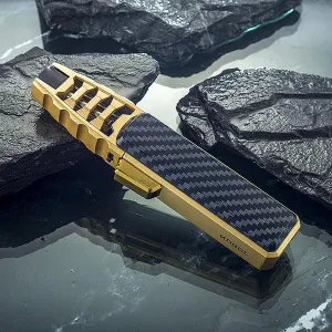 RoyaleGlow Windproof Torch Lighter with Adjustable Flame