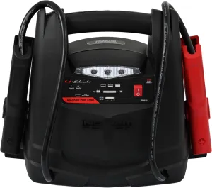 Schumacher Electric Lithium Jump Starter and Portable Power Station, SL1562, 4-in-1, 1200 Amps, 12 Volt, 150-PSI Air Compressor, USB Charging, Starts Car, Truck, Motorcycle, and Marine Batteries