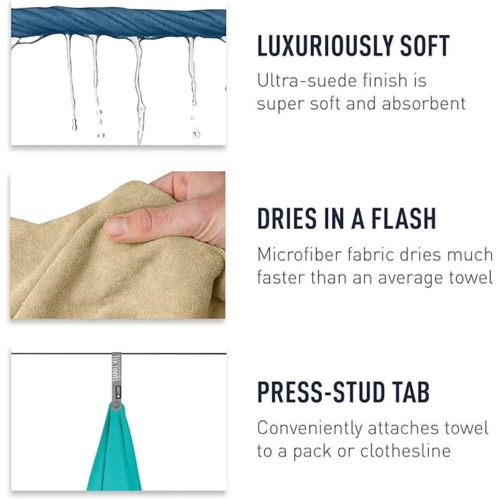 Sea To Summit Tek Microfibre Towel - Large (Sage Green)