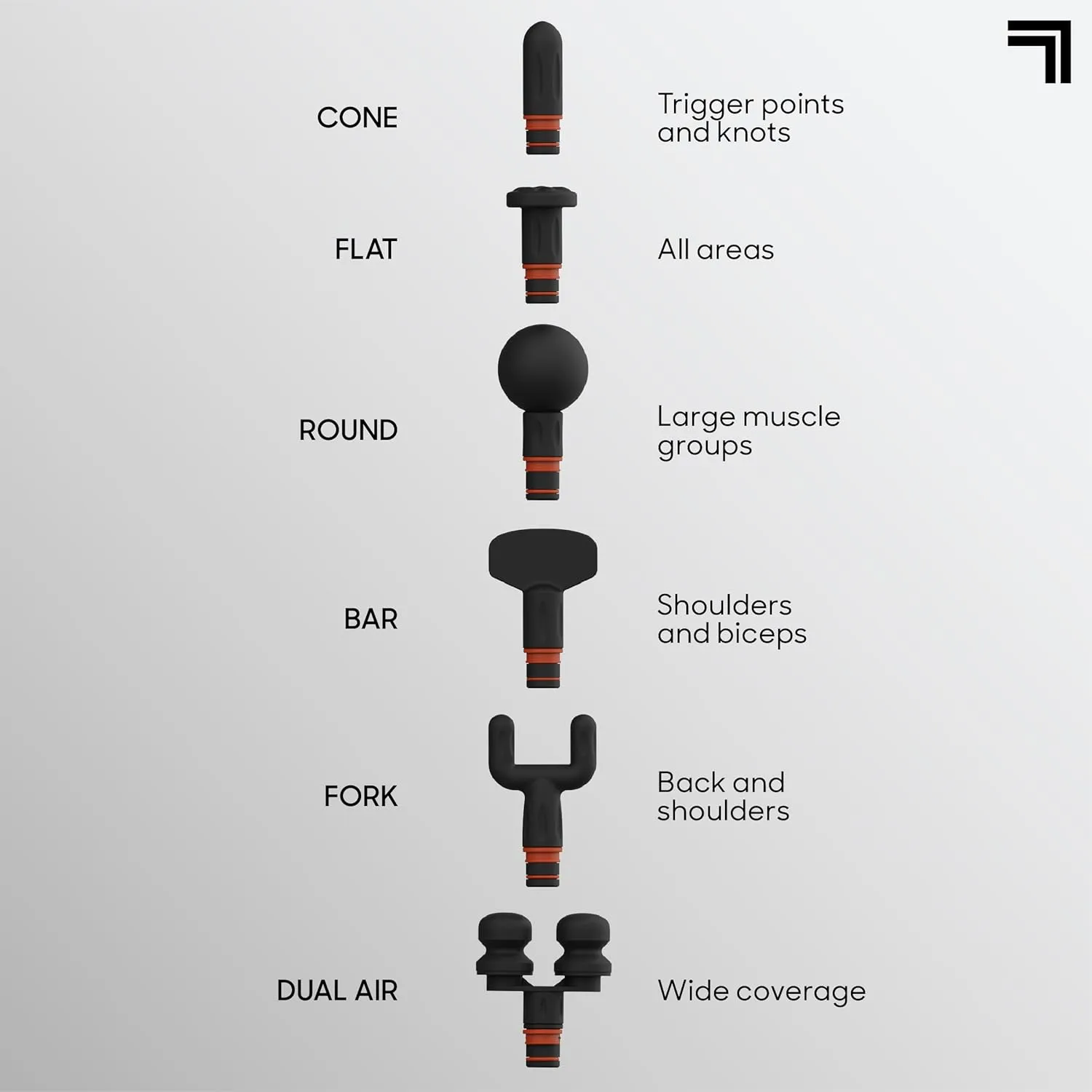 Sharper Image Powerboost Max Massage Gun - 6 Attachments, 7 Speeds, Quiet Motor| Deep Tissue Percussion Massager| Handheld Massage Tool for Back Shoulder Legs Full Body| Muscle Recovery & Pain Relief