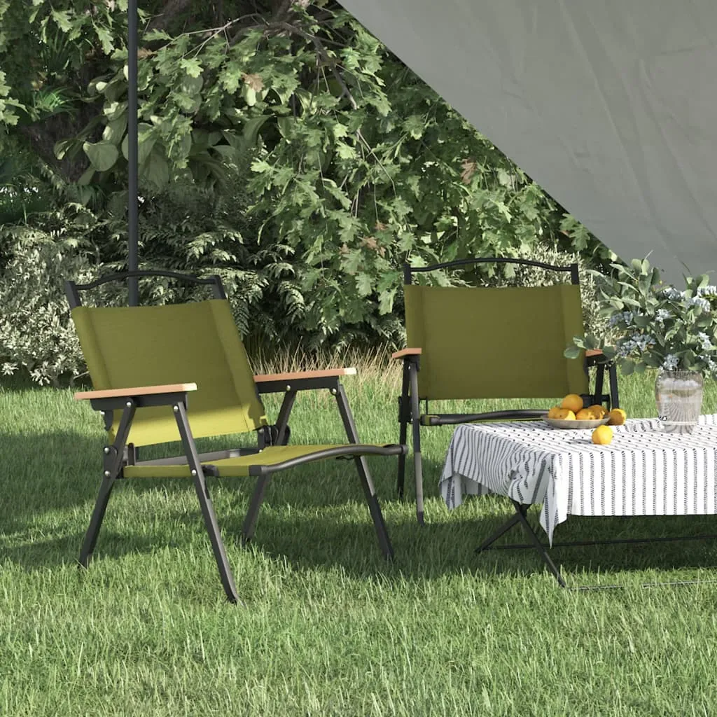 Short-term offer 2 Camping vidaXL Chair Giant bargain Folding Fabric Camping Pcs Beach Chair Outdoor Oxford
