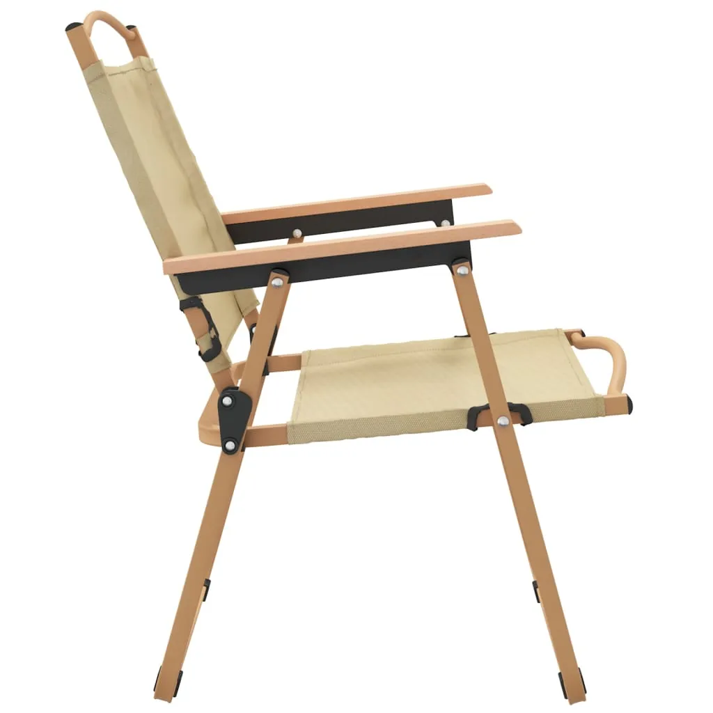 Short-term offer 2 Camping vidaXL Chair Giant bargain Folding Fabric Camping Pcs Beach Chair Outdoor Oxford