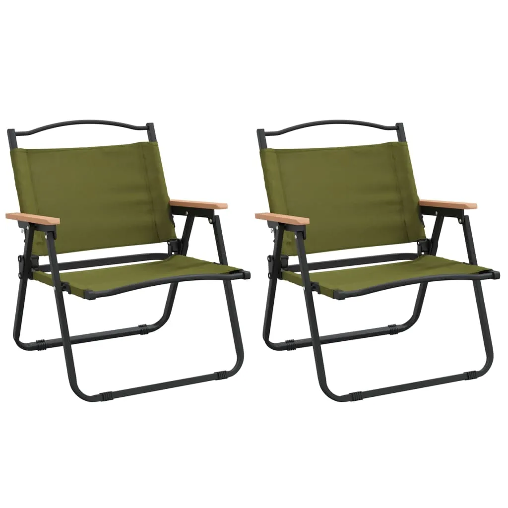 Short-term offer 2 Camping vidaXL Chair Giant bargain Folding Fabric Camping Pcs Beach Chair Outdoor Oxford