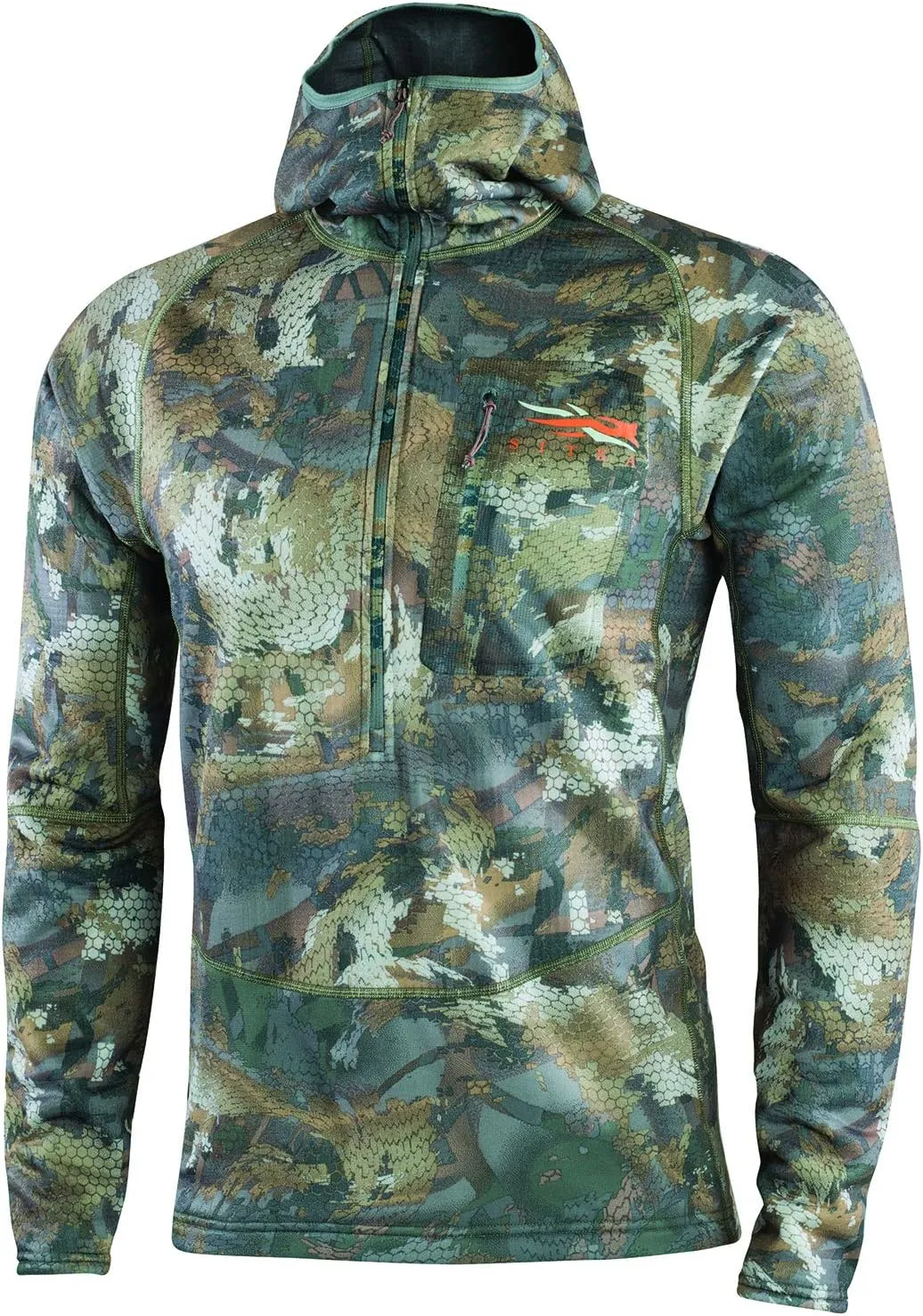 SITKA Gear Men's Grinder Insulated Fleece Camo Hunting Hoody
