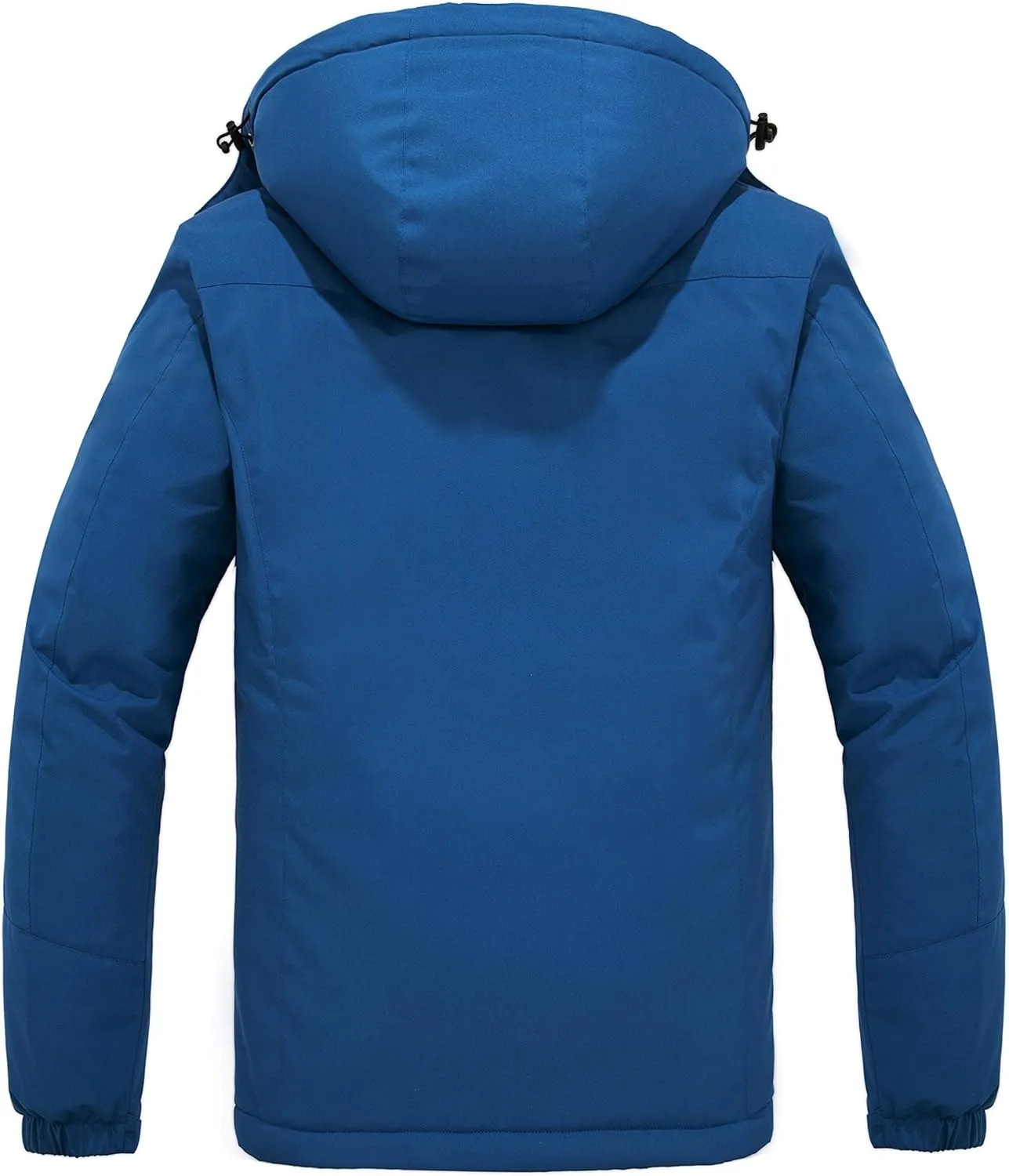 Skieer Men's Mountain Waterproof Ski Jacket Winter Rain Jacket Warm Fleece Snow Coat