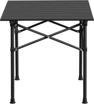 Small Portable Folding Camping Table, Beach Table for Sand with Carrying Bag, Prefect for Hiking, Camping, Picnicking, BBQ, Outdoor