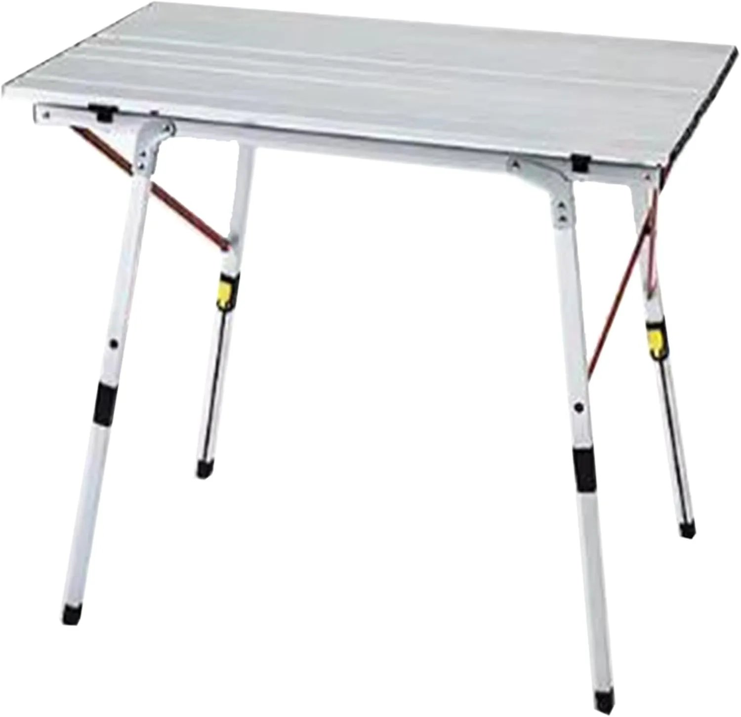 SOBOUR Aluminum Alloy Camping Table Folding Picnic Tables Ultralight Compact Camping Table Roll Up Table Top for Camping Hiking