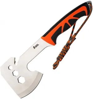 SOL 13860 Stoke Camp Hatchet Camping Outdoor Axe, Compact, Multi-Purpose, Camping