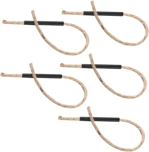 Sosoport 2sets Fire Starter Jute Rope with Flame Starting Rope for Outdoor 5pcs*2