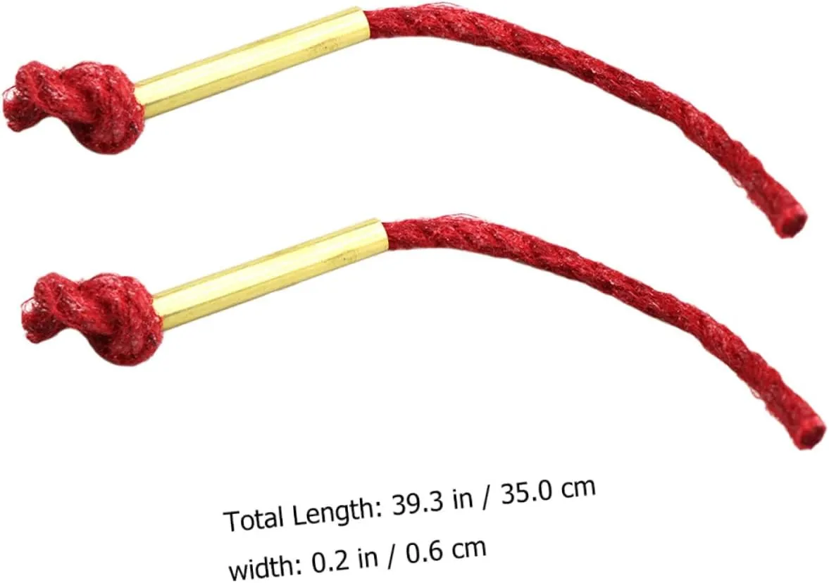 Sosoport Fuse Flint Rod Fire Starter Torch Charcoal Starters Campfire Fire Rope Stick Emergency Fire Starter