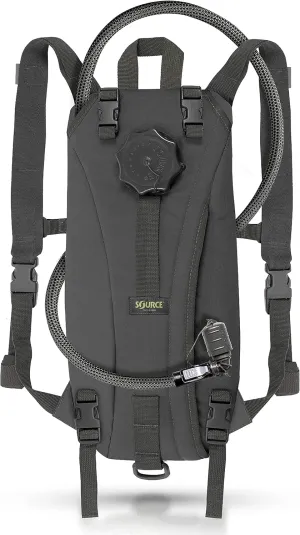 Source Tactical Hydration Pack - 3L WXP Widepac Water Bladder with External Fill Port - High-Flow Storm Drinking Valve - Dual Function: Backpack/MOLLE Mounted Modes