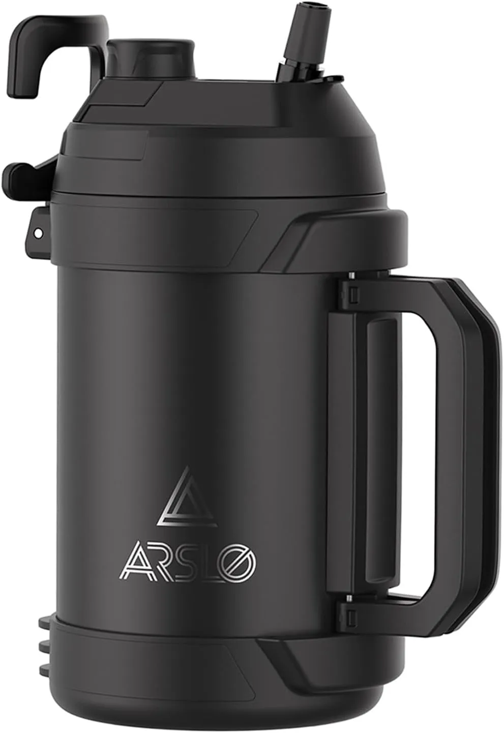Sports Water Jug - Gallon Water Bottle - Large Insulated Stainless Steel Bottle for Gym, Workouts, Basketball, Football, Soccer - Keep Water Cold for Up To 24 Hours - 108 Ounce (Black)