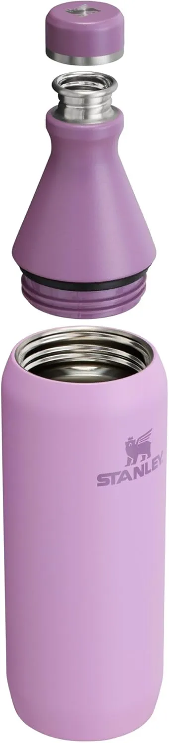 STANLEY All Day Slim Bottle 20-34 OZ | Twist off Lid with Leakproof Seal | Slim Design for Travel & Gym | Insulated Stainless Steel | BPA-Free