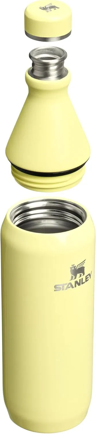 STANLEY All Day Slim Bottle 20-34 OZ | Twist off Lid with Leakproof Seal | Slim Design for Travel & Gym | Insulated Stainless Steel | BPA-Free