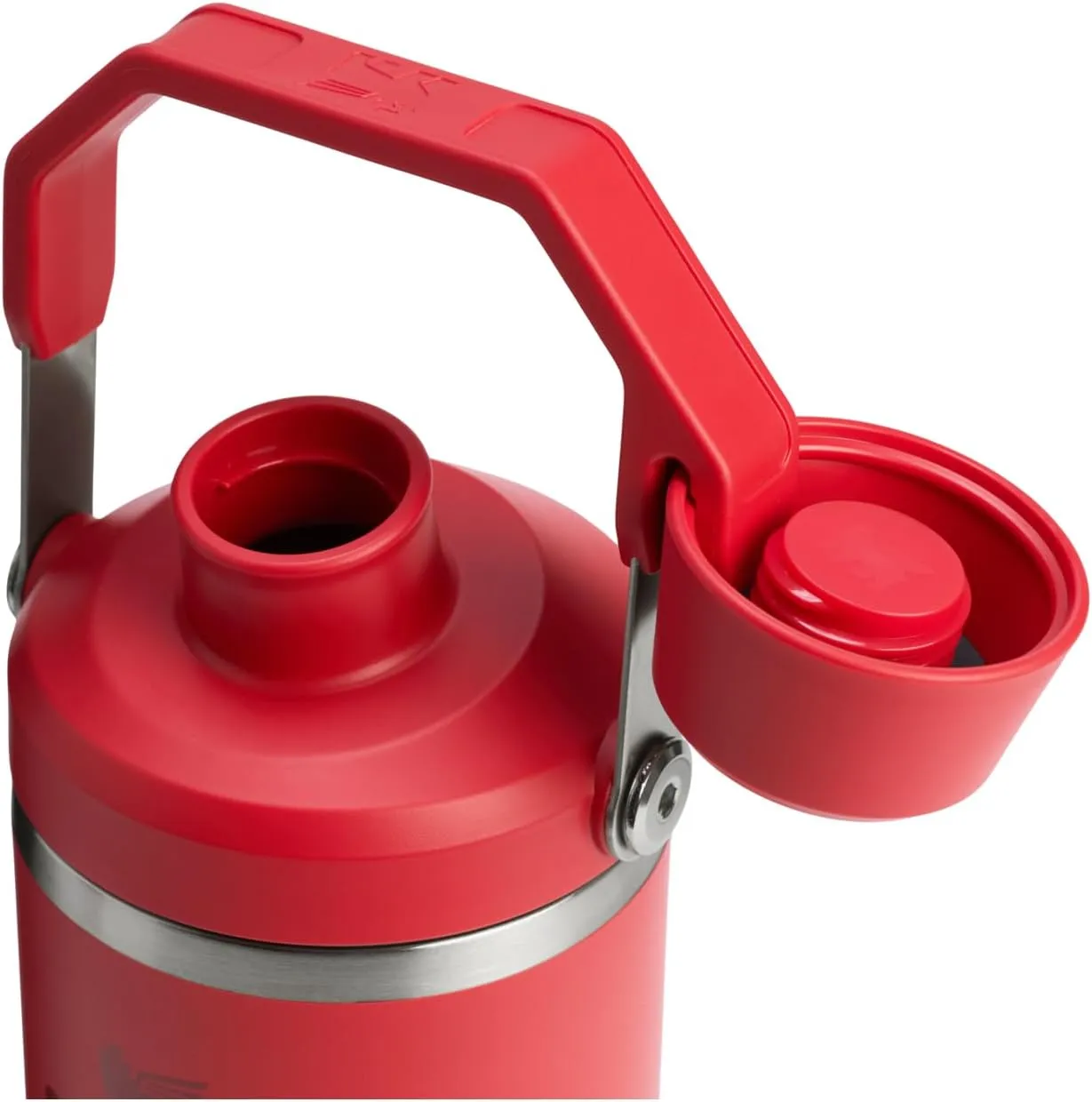 Stanley IceFlow 2.0 Fast Flow Tumbler with Handle 30 oz | Twist On Angled Spout Lid | Leakproof Water Bottle | Insulated Stainless Steel | BPA-Free | Chili Red