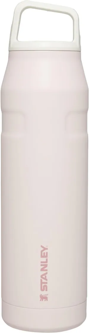 Stanley IceFlow Cap and Carry Water Bottle | Wide Mouth Twist Lid | Lightweight & Leakproof for Travel & Sports | Insulated Stainless Steel | BPA-Free