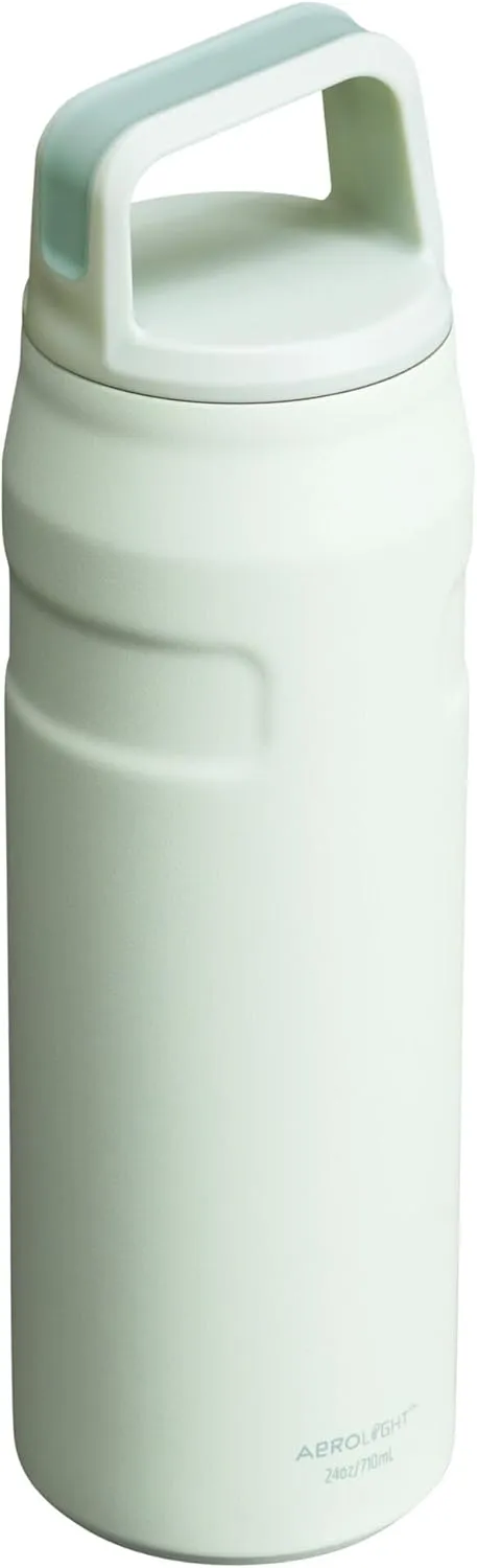 Stanley IceFlow Cap and Carry Water Bottle | Wide Mouth Twist Lid | Lightweight & Leakproof for Travel & Sports | Insulated Stainless Steel | BPA-Free