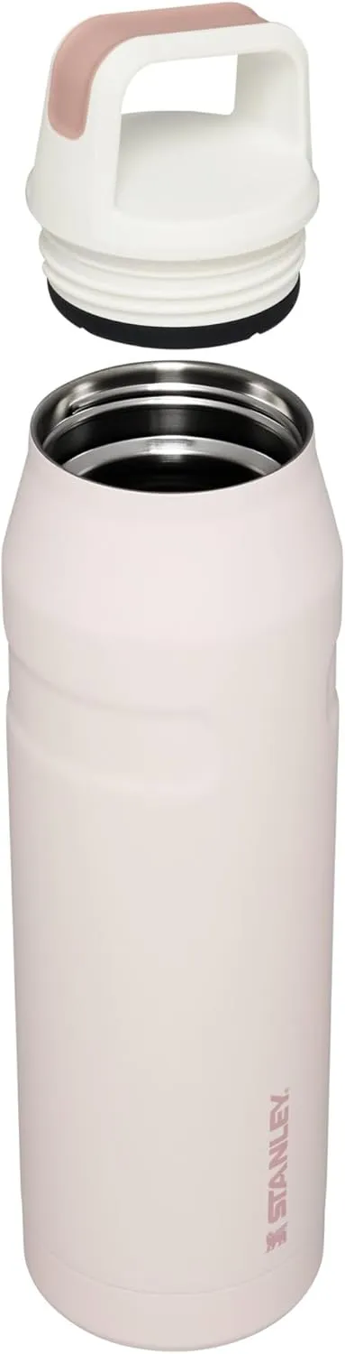 Stanley IceFlow Cap and Carry Water Bottle | Wide Mouth Twist Lid | Lightweight & Leakproof for Travel & Sports | Insulated Stainless Steel | BPA-Free