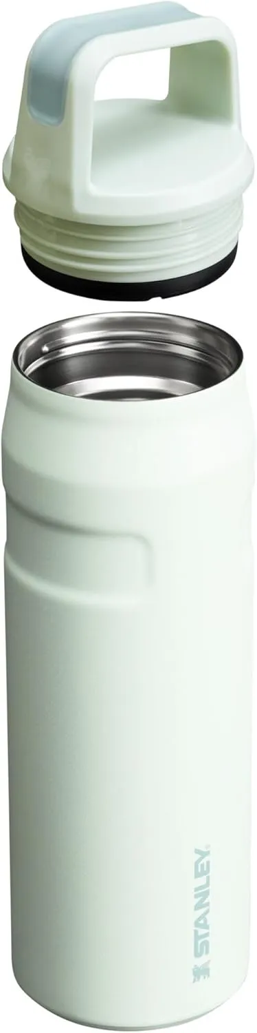 Stanley IceFlow Cap and Carry Water Bottle | Wide Mouth Twist Lid | Lightweight & Leakproof for Travel & Sports | Insulated Stainless Steel | BPA-Free