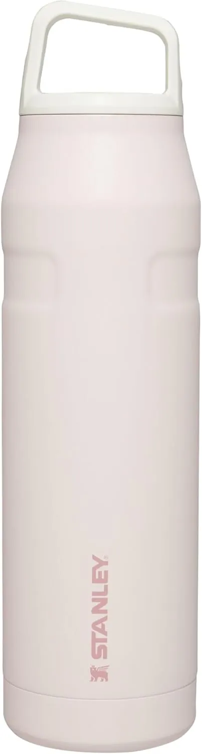 Stanley IceFlow Cap and Carry Water Bottle | Wide Mouth Twist Lid | Lightweight & Leakproof for Travel & Sports | Insulated Stainless Steel | BPA-Free
