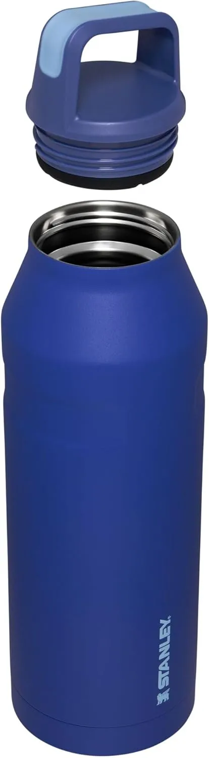 Stanley IceFlow Cap and Carry Water Bottle | Wide Mouth Twist Lid | Lightweight & Leakproof for Travel & Sports | Insulated Stainless Steel | BPA-Free