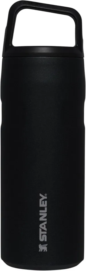 Stanley IceFlow Cap and Carry Water Bottle | Wide Mouth Twist Lid | Lightweight & Leakproof for Travel & Sports | Insulated Stainless Steel | BPA-Free