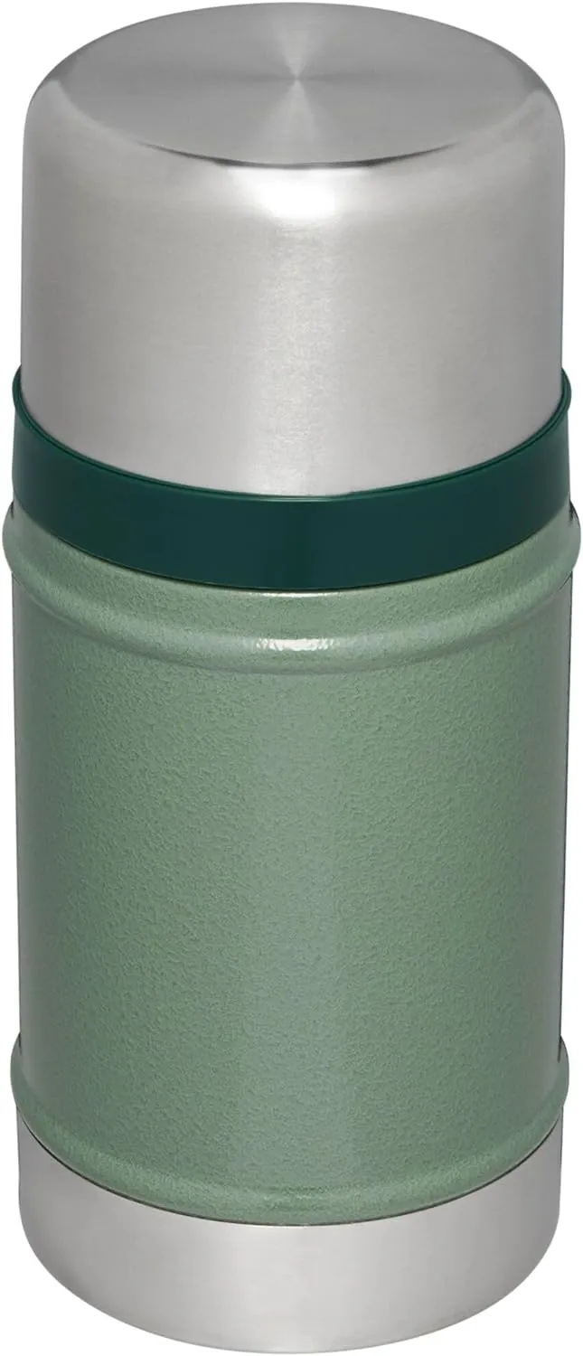 STANLEY Vacuum Insulated Large Food Jar, 18/8 Stainless Steel Food Jar for Cold and Hot Food, Soup Thermos with Leak Proof Lid Doubles as Cup, Wide Mouth Food Thermos
