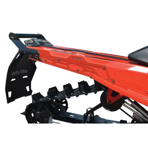 Straightline Proformance Hng Rear Bumper Skid Plate (183-234-Red)